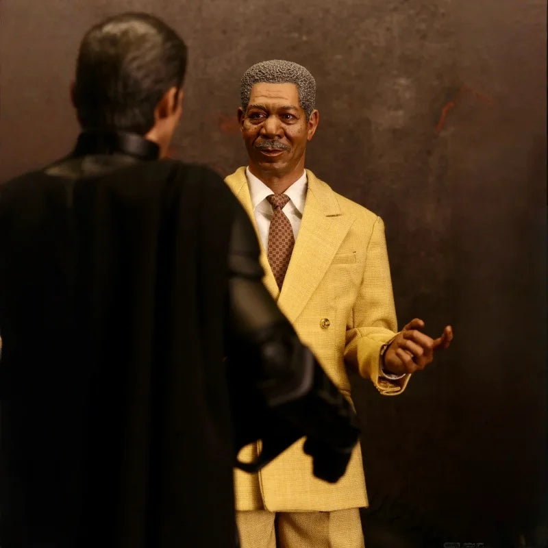 IN STOCK Giao Toys G003 The Dark Knight Rises CTO Lucius Fox Action Figure PVC Model Collection Toy Gift Decoration Ornaments