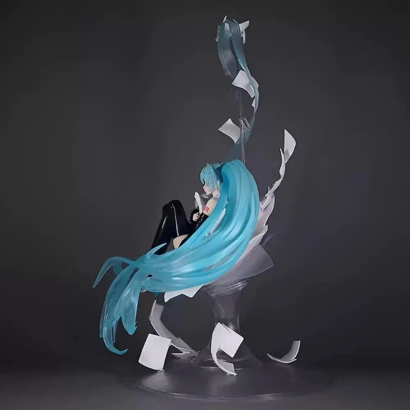 38cm Beautiful Girl Figure Hatsune Miku Cute Stargazer Anime Collectible Model Desktop Decorations Holiday Gifts Kids Toys gift