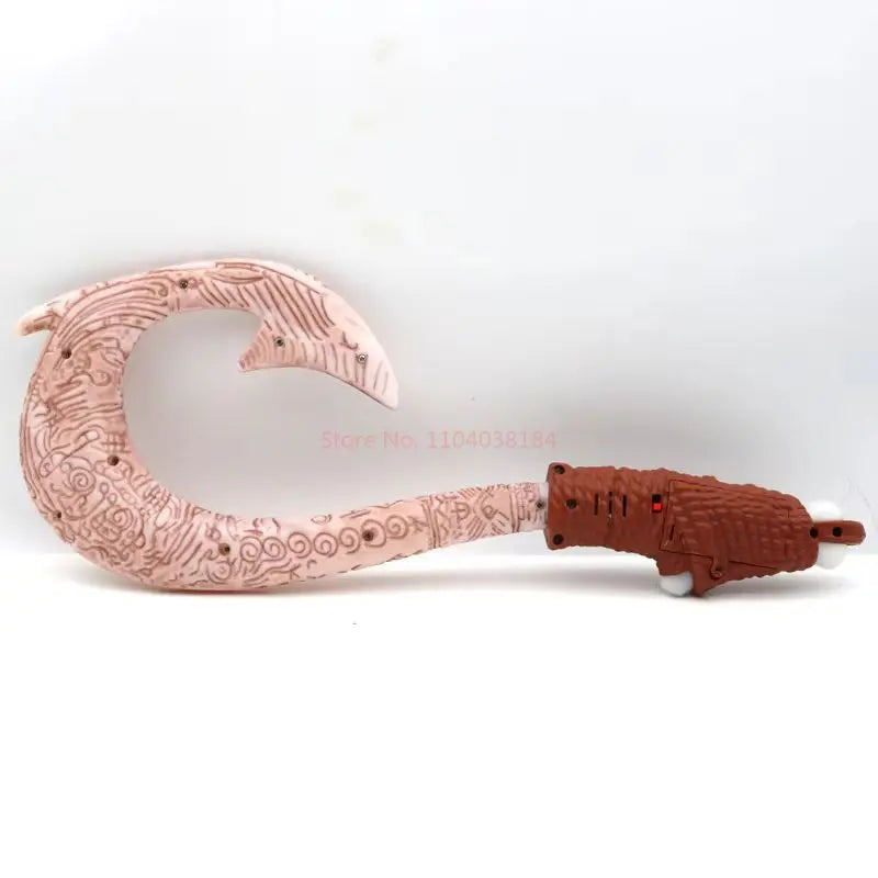 42cm Disney Moana 2 Ocean Adventure Fish Hook Knife Figure Toys with Light Cosplay Maui Weapon Children Birthday Gift Toys