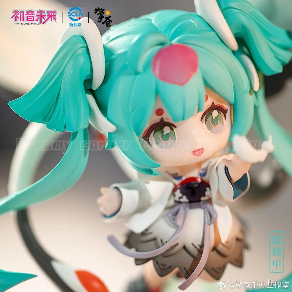 【In Stock】Original Qingcang Studio Piapro Characters Hatsune Miku Yuluo Huayin Q Version Figure Toys Model
