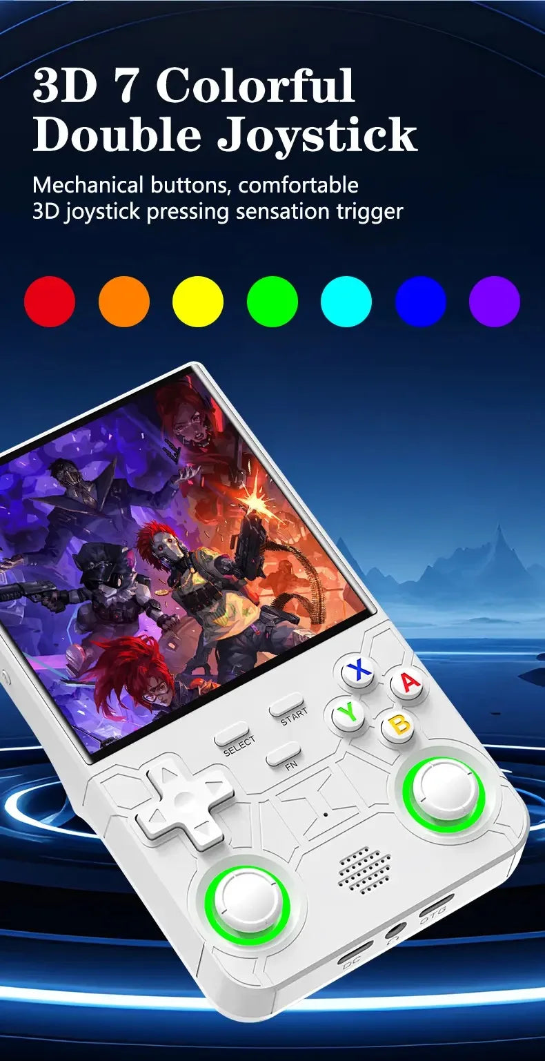 R36 Ultra Console 4.0'' Screen Portable Pocket Retro Handheld Game Console with 20000+ Games Video Consolas  RGB Light Joystick
