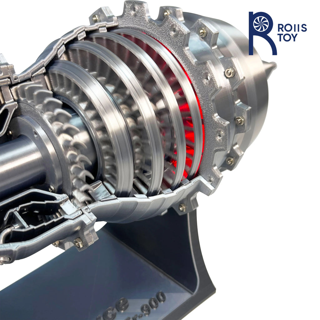 TR 900 Complete Turbofan Model 100 Plus Parts With Display Case Limited Edition For Serious Collectors
