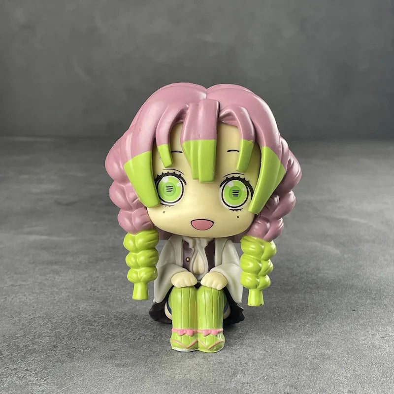 New Demon Slayer Anime Figure Shinazugawa Sanemi Kanroji Mitsuri Kawaii  Action Figure Pvc Model Toy Collection Doll Kid Gift