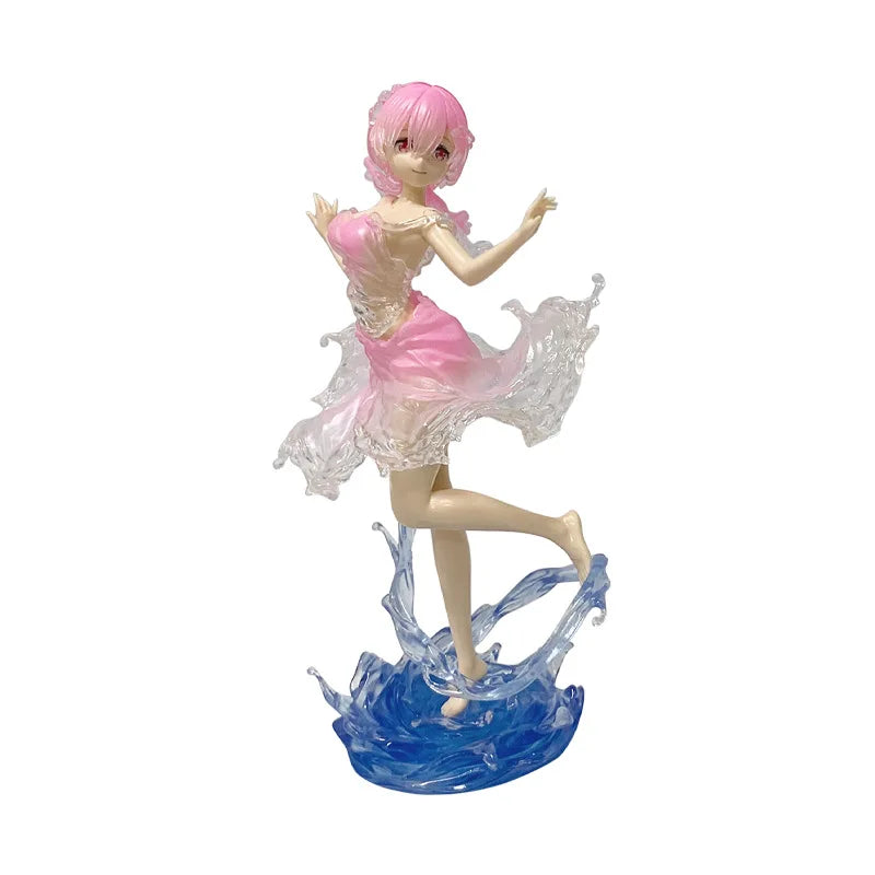 KDcolle Re:ZERO Starting Life in Another World Anime Figure Rem Sleep Sharing Action Figure Ram/Emilia Figurine Model Doll Toys