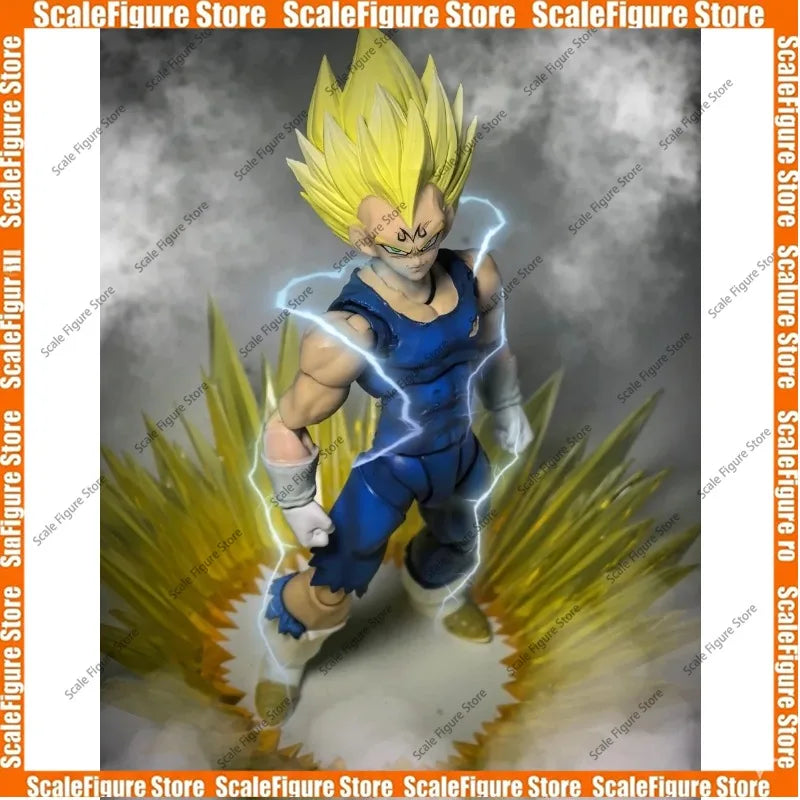 IN Stock Black Hole Toys & TK Dragon Ball SHF Super Saiyan SSJ Majin Vegeta Full Power Anime Action Figures Models Gifts Kid Toy