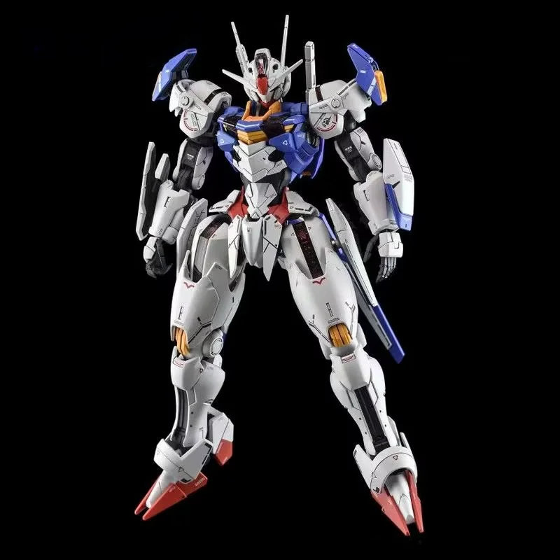 Hexe von Mercury FM 1/100 Aerial Mecha Model Kit Actionfigur Puppe für Kinder mit Wasseraufkleber und Displayhalterung Spielzeuggeschenk