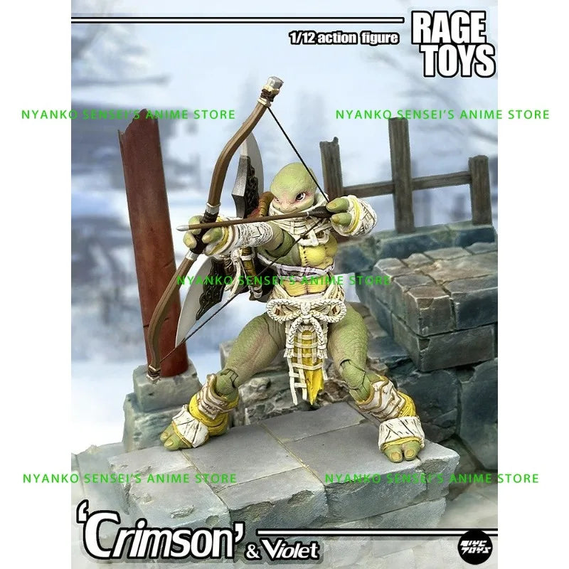 RAGE Toys Turtle Sisters: Crimson & Violet 1/12 Scale Action Figure Anime Models Toy Doll Gift Hobby Collectible
