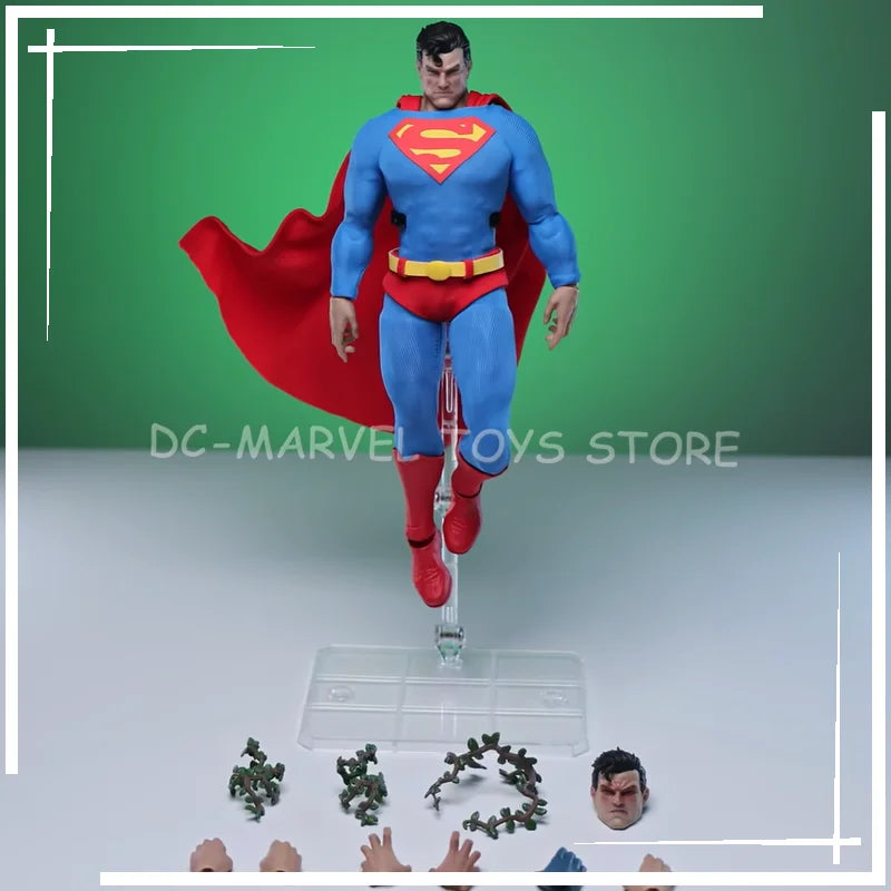 In Stock GONG Studio Superman 17.5cm DC Batman: Hush Superman Hush Bat Man Anime Action Figures Pvc Collection Figures Gift Toys