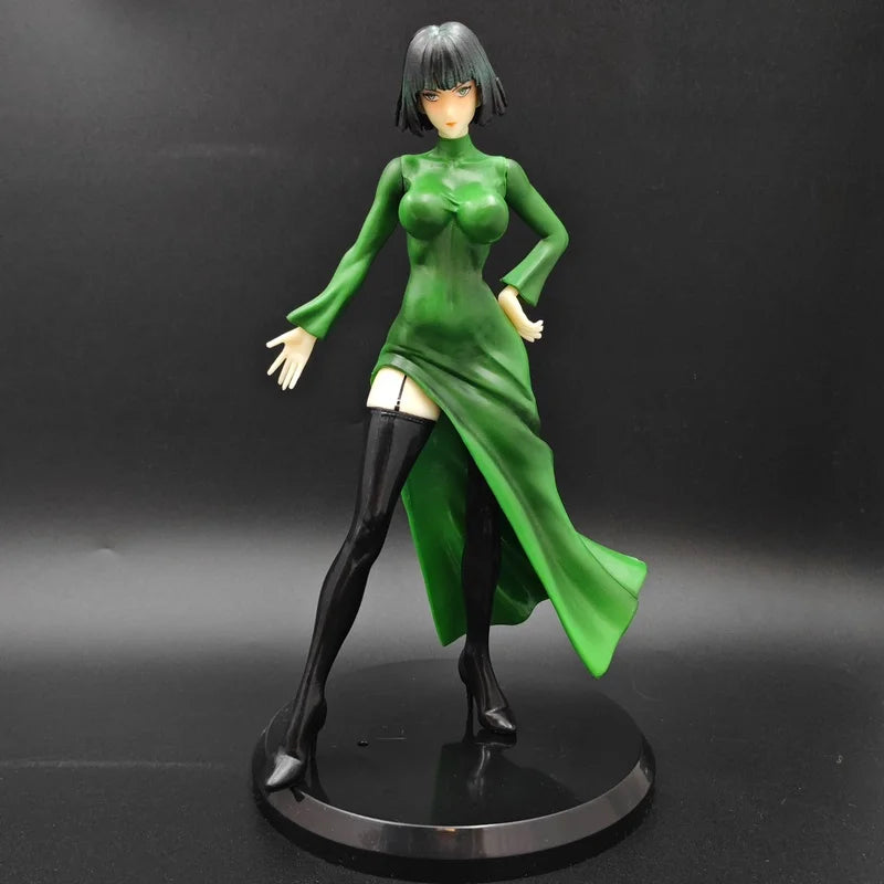 New Bandai Anime Characters Garage Kit One Punch Man Fubuki Action Figures Gk Model Doll Collectible Ornaments Adult Toy Gift