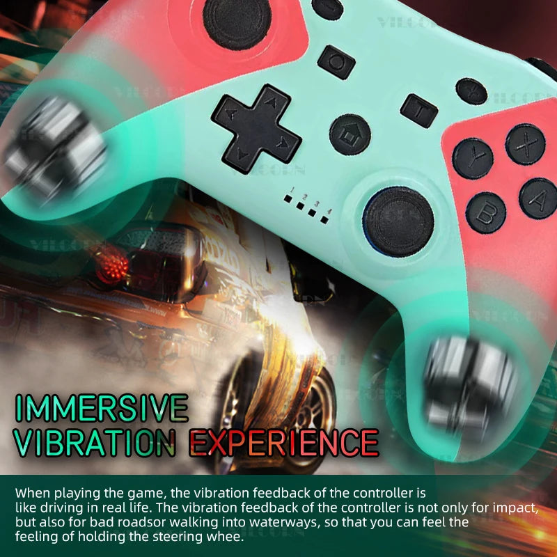Wireless Gamepad Bluetooth Controller Compatible with Switch/Switch Oled/Switch Lite for PC Control Android/IOS Phone