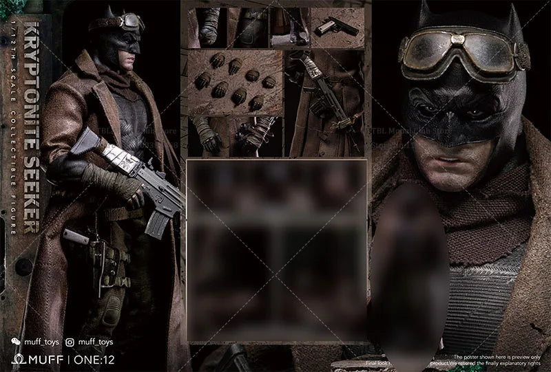 In Stock MUFF TOYS MF07 1/12 Scale Collectible Desert Bat Hero Ben Affleck 6Inch Full Set Male Soldier Action Figure Body Doll