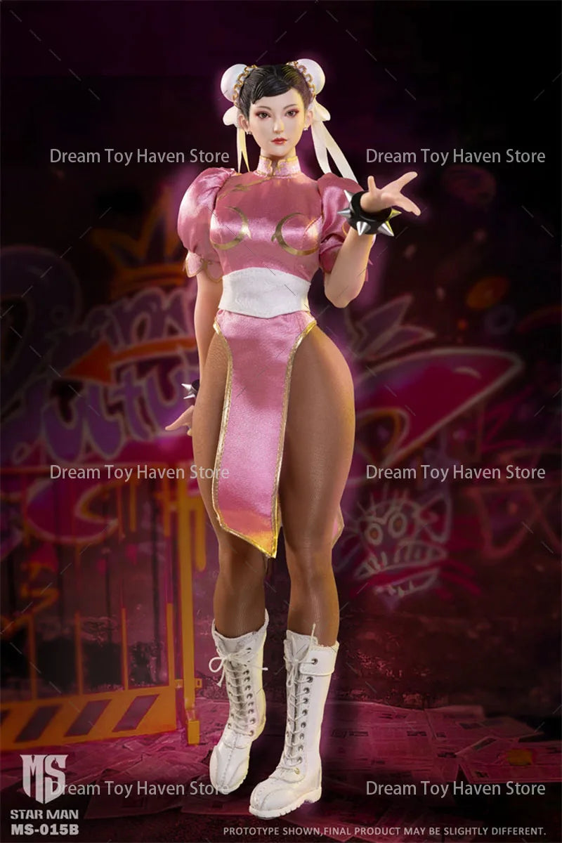 Original STAR MAN MS-015 1/6 Scale Female Fighter Chunli 12Inch Action Figure Soldier Model Collectible Dolls