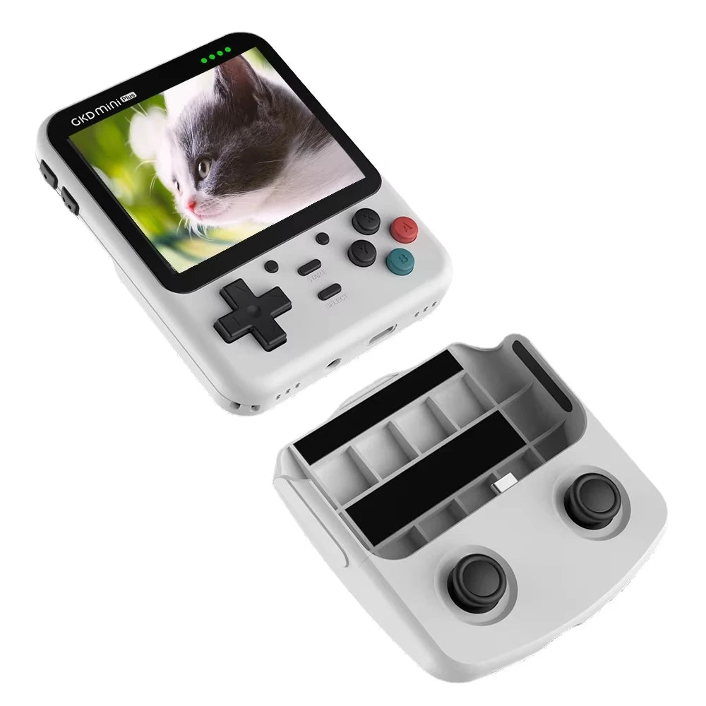 GKD Mini Plus Handheld - 3.5" IPS Retro Portable Gaming Console with WiFi/Bluetooth/OTA, GB/GBA/SNES/Genesis Emulator Support