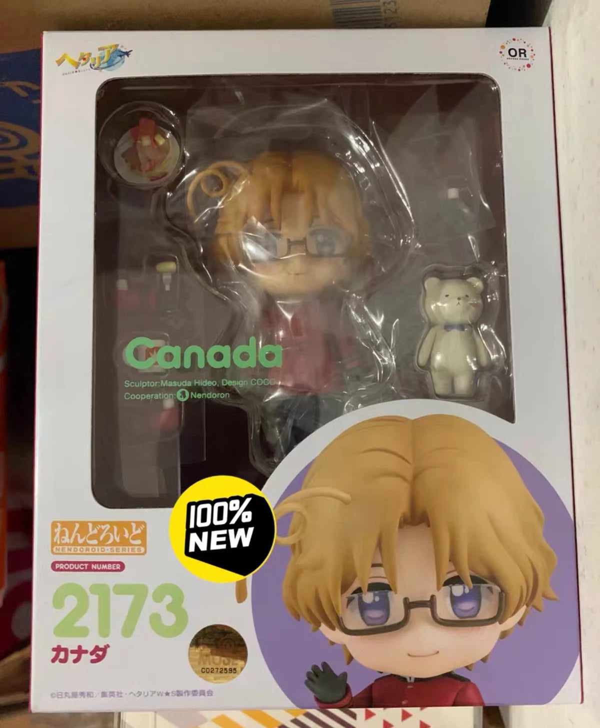 Brand New Official GSC #2173 Canada Hetalia World ☆ Stars Canada Figure Actual Photo Hetalia Anime Figure