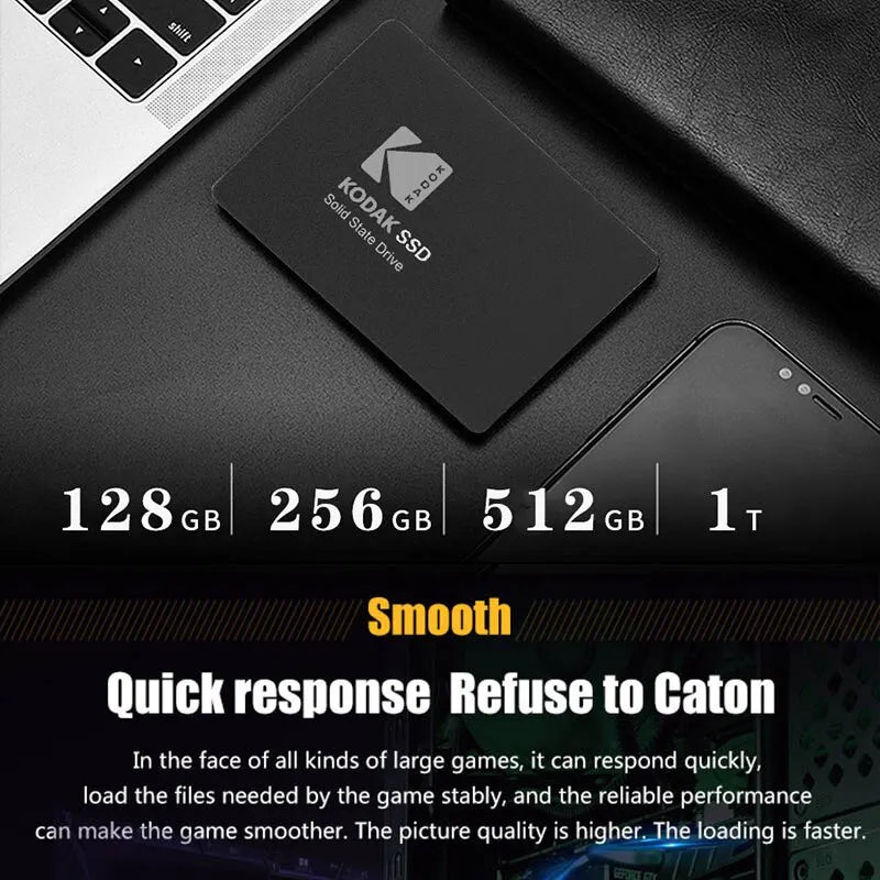 Kodak X120 PRO SSD-Laufwerk HDD 2,5 Festplatte SSD 120 GB 1 TB 512 GB 128 GB 256 GB HD SATA-Festplatte Interne Festplatte für Laptop-Computer