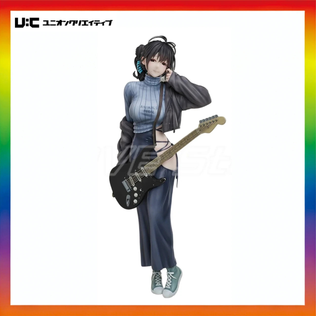 In Stock Original UnionCreative Guitar Sister Side Dress Version Figure Model Animation Gift Collection Toys