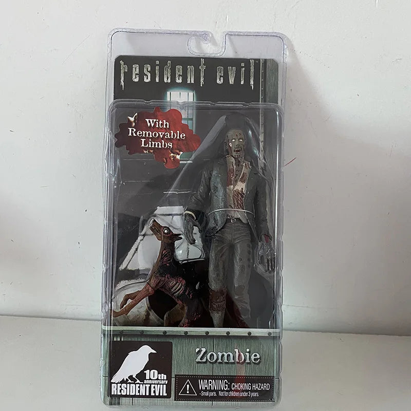 NECA Hunk Zombie Figur mit Hundelecker und Walker Chris Redfield Biohazard Executioner Majini Actionfigur Modellspielzeug