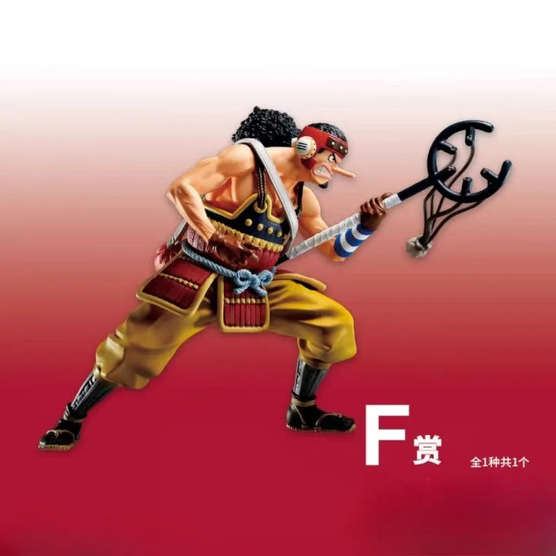 In Stock Bandai Original Banpresto One Piece Usopp F Prize Action Figures Anime Statues Model Dolls Kids Toys Festival Gifts AS