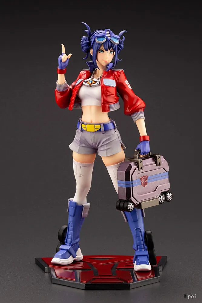 In Stock Original Kotobukiya Beautiful Girl Statue Transformers Series Figure Model Toys Gift Ornaments