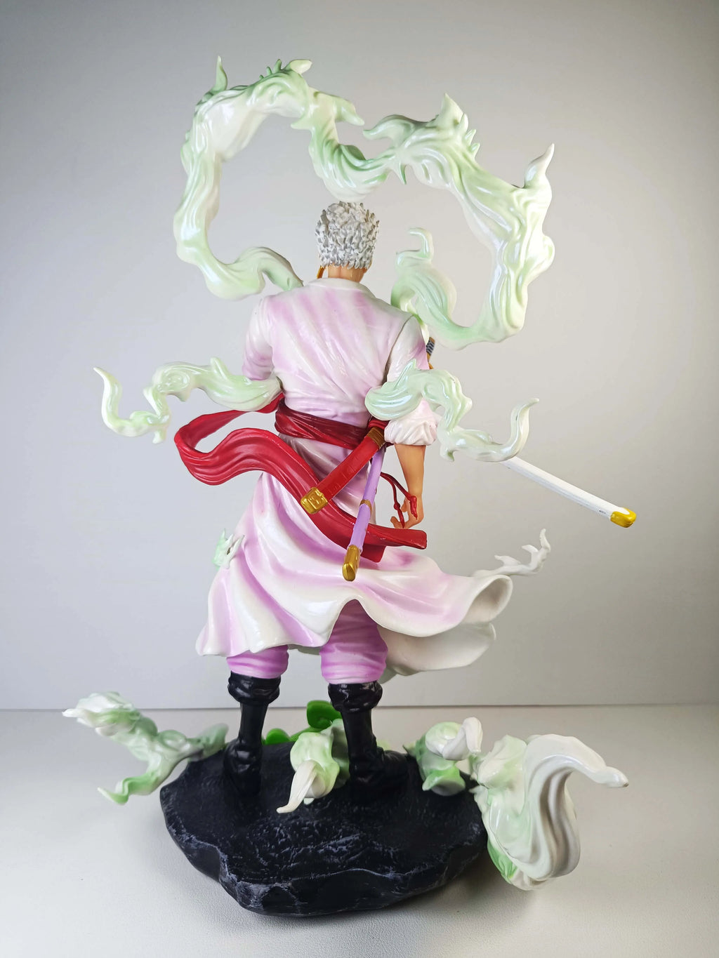 One Piece Gk Nika Form Solon Rhonoya Zoro Swordsman Model Ornament Box Set Handmade Desktop Collection Ornaments Gift