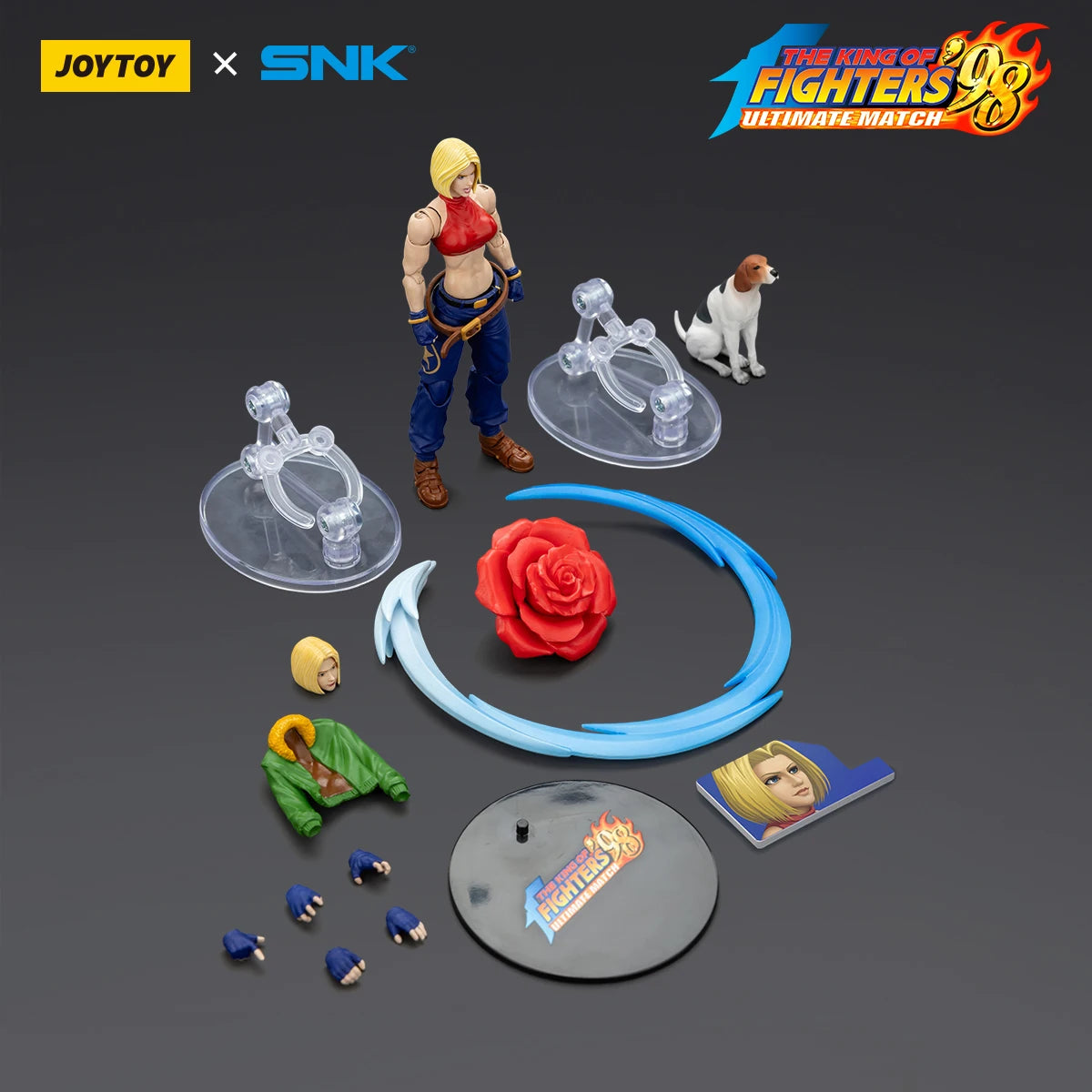 JOYTOY KOF '98UM '97 Special Team Ryuji Yamazaki Billy Kane Blue Mary Action Figure Model Toys Collection Kit  Gift