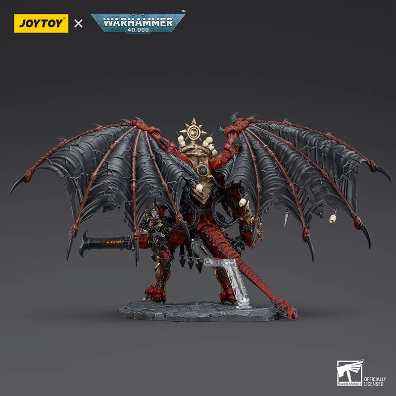 In Stock JOYTOY Warhammer 40K Scale World Eaters Angron Daemon Primarch of Khorne Action Figure Joint Movable Collection Model