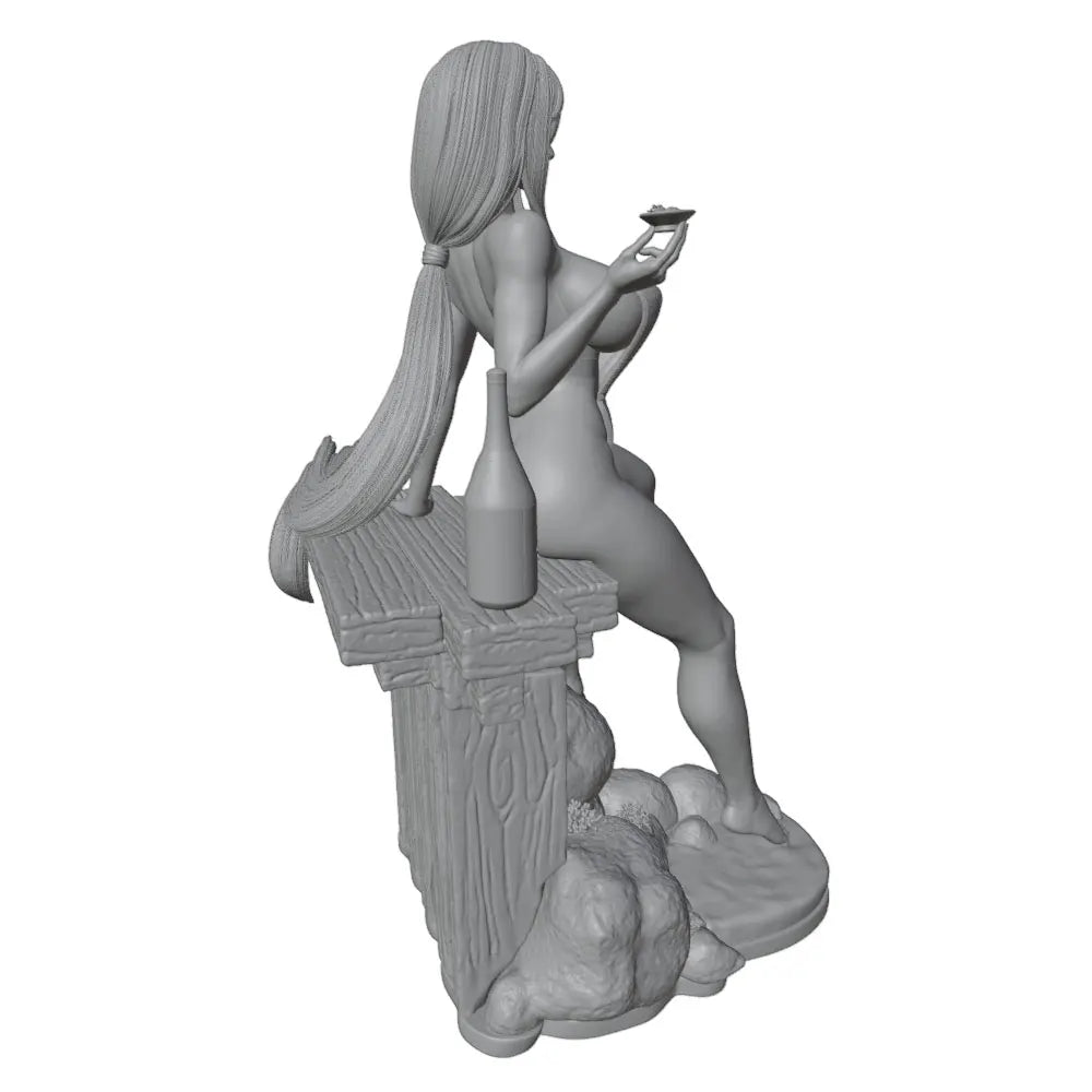 75mm100mm120mm150mm Anime Character Statue GK Miniature 3D Printed Gray Model Figurine DIY Doll Model Unassembled And Unpainted