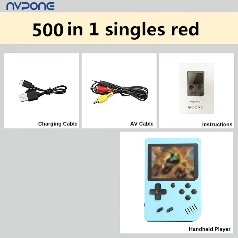 Built-in 500+ Classic games 5 inch arcade retro Console games console for Game boy Emulator TV Video Game Handheld Game Player