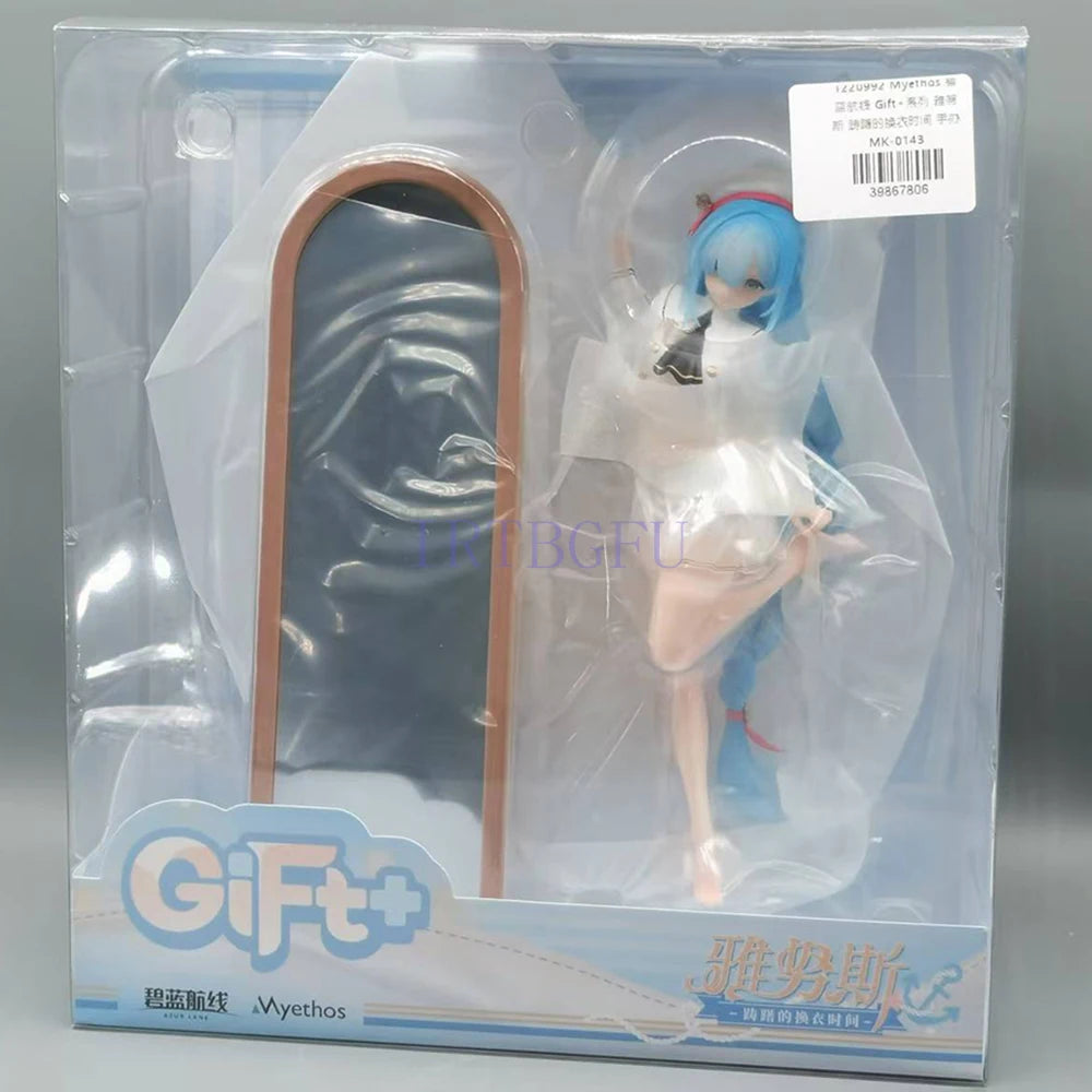 Original 19cm Azur Lane Janus Gift+ 1/8 Fear of Changing Clothes Anime Figures PVC Action Figure Toy Game Collectible Model Doll