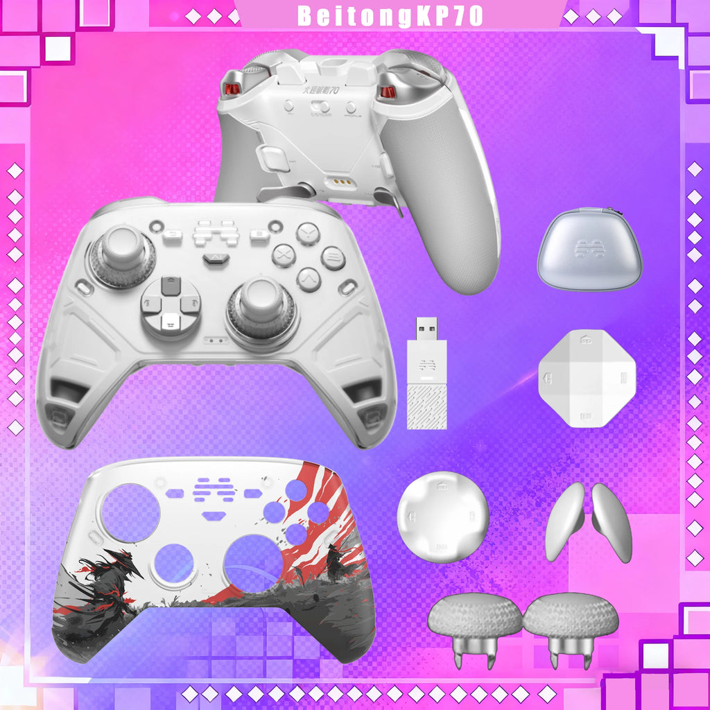 Beitong KP70 Elite Wireless Controller Combo with AI Control & Adaptive Triggers,for Switch/Switch 2/PC/iOS/Android Mobile Phone
