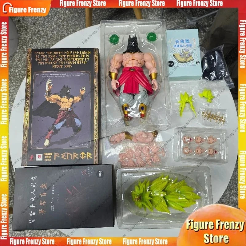 10-Inch Kong Studio Beast Deities Dragon Ball Z Broly Figure Super Saiyan 3 Broly Norse God Fenrir Anime Action Figure in Stock