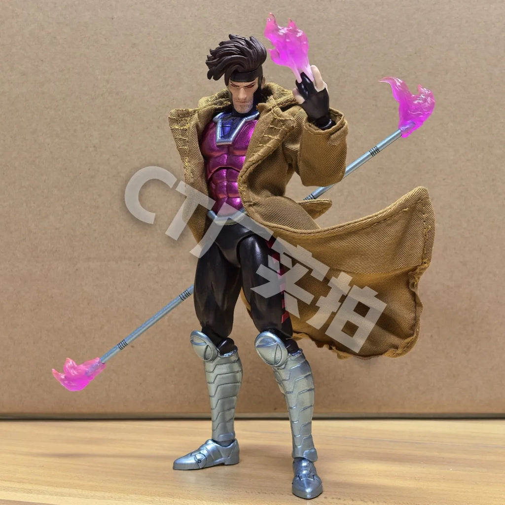 Ct Toys In Stock Gambit Figure Mafex 131 X-Men Wolverine Shf Anime Action Figure Figurine Statue Model Customized Gifts Kids Toy