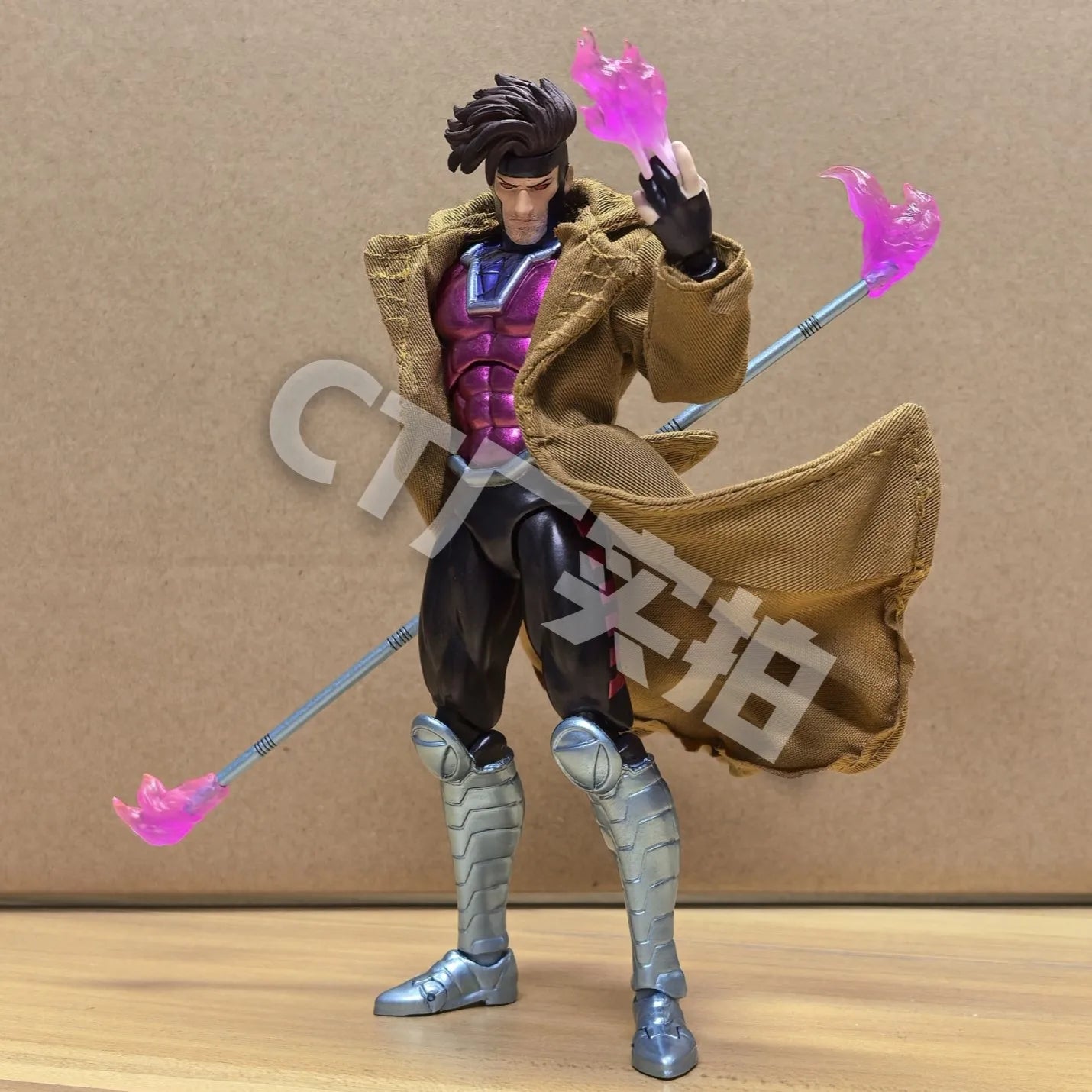 In Stock Ct Toys Gambit Figure Mafex 131 X-Men Wolverine Shf Anime Action Figure Figurine Statue Model Kids Toy Customized Gift