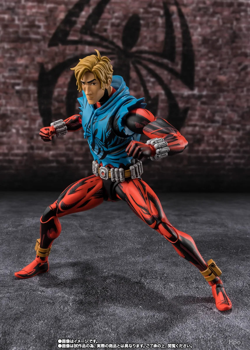 BANDAI S.H.Figuarts SPIDER-MAN(BEN REILLY) Model Kit Highly Articulated Action Figure with Effect Parts Gift for Collector