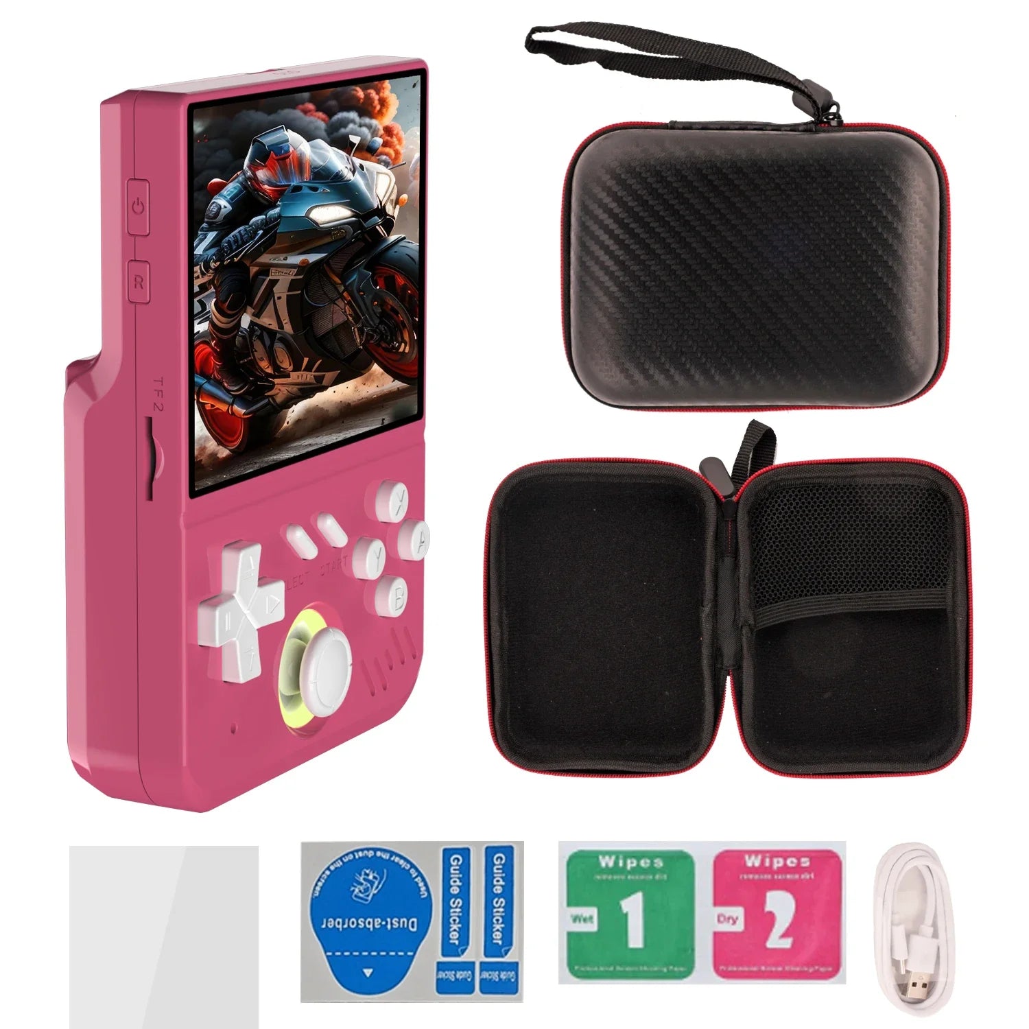 MyMini Portable Retro Handheld Game Console 640*480 IPS Screen Classic Video Game Console Linux System Children's Gift