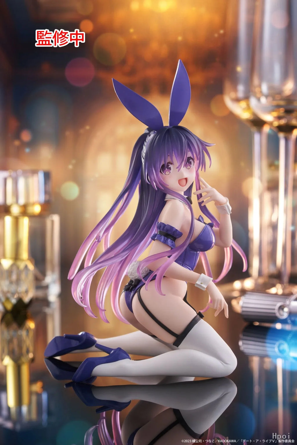 13CM Anime DATE A LIVE Yatogami Tohka FigureBunny Girl Kneeling Posture Desktop Cute Gift Collection Decoration Ornaments PVC