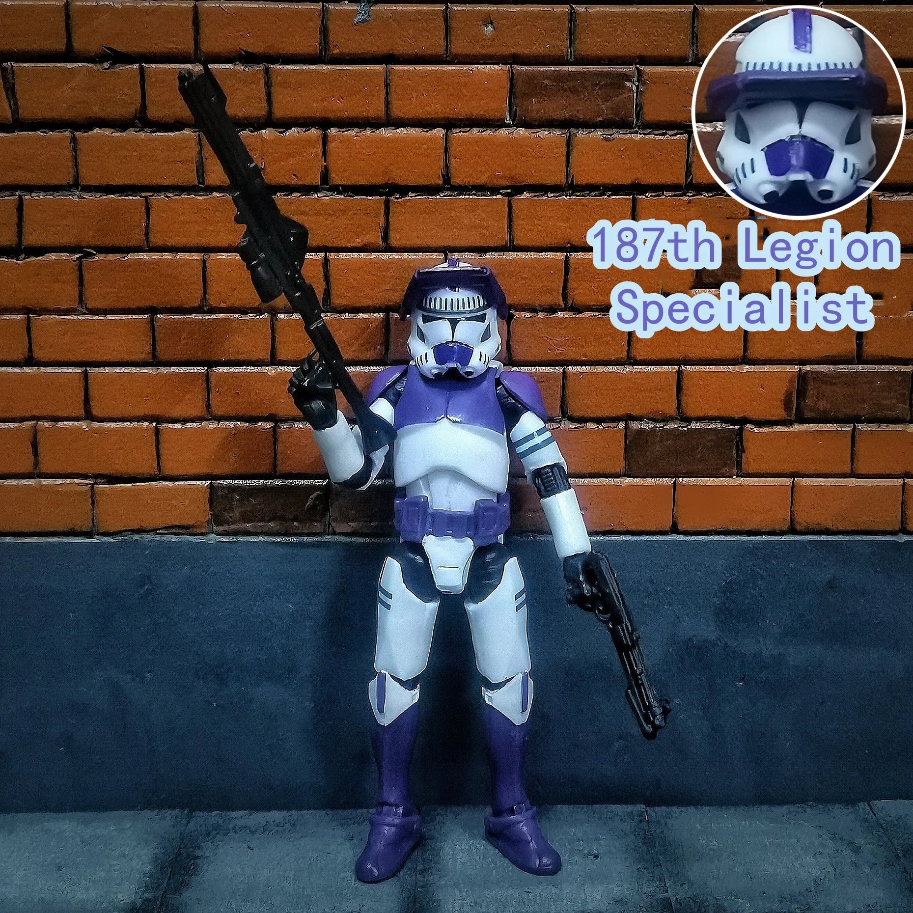 Star Wars 3.75 Inch  Clone Trooper 1/18 187th Legion  Shock Coruscant Guard Action Figure Windu Fox  Toys Model Loose