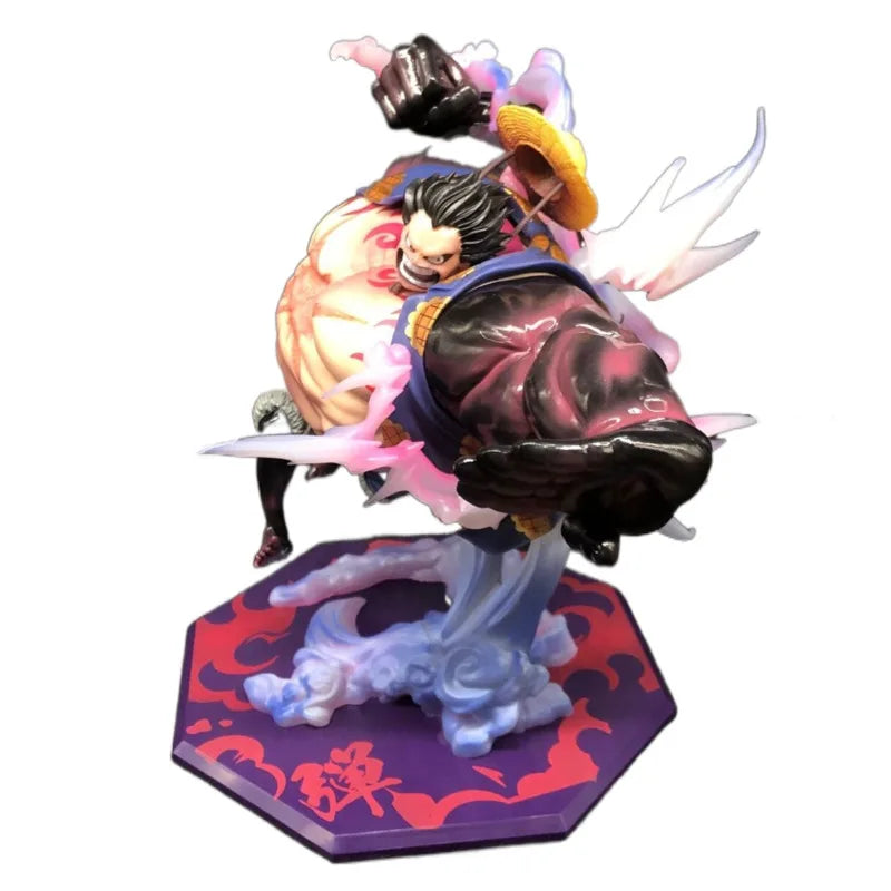 One Piece GK Anime Figur Modell Gear 4 Monkey D Luffy Actionfigur 24 cm Höhe Statue Sammlung Spielzeugpuppe Figma