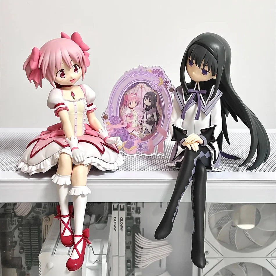 New Puella Magi Madoka Magica Aniem Figure Kaname Madoka Akemi Homura Action Figure Magic Girl Model Decor Doll Christmas Gift