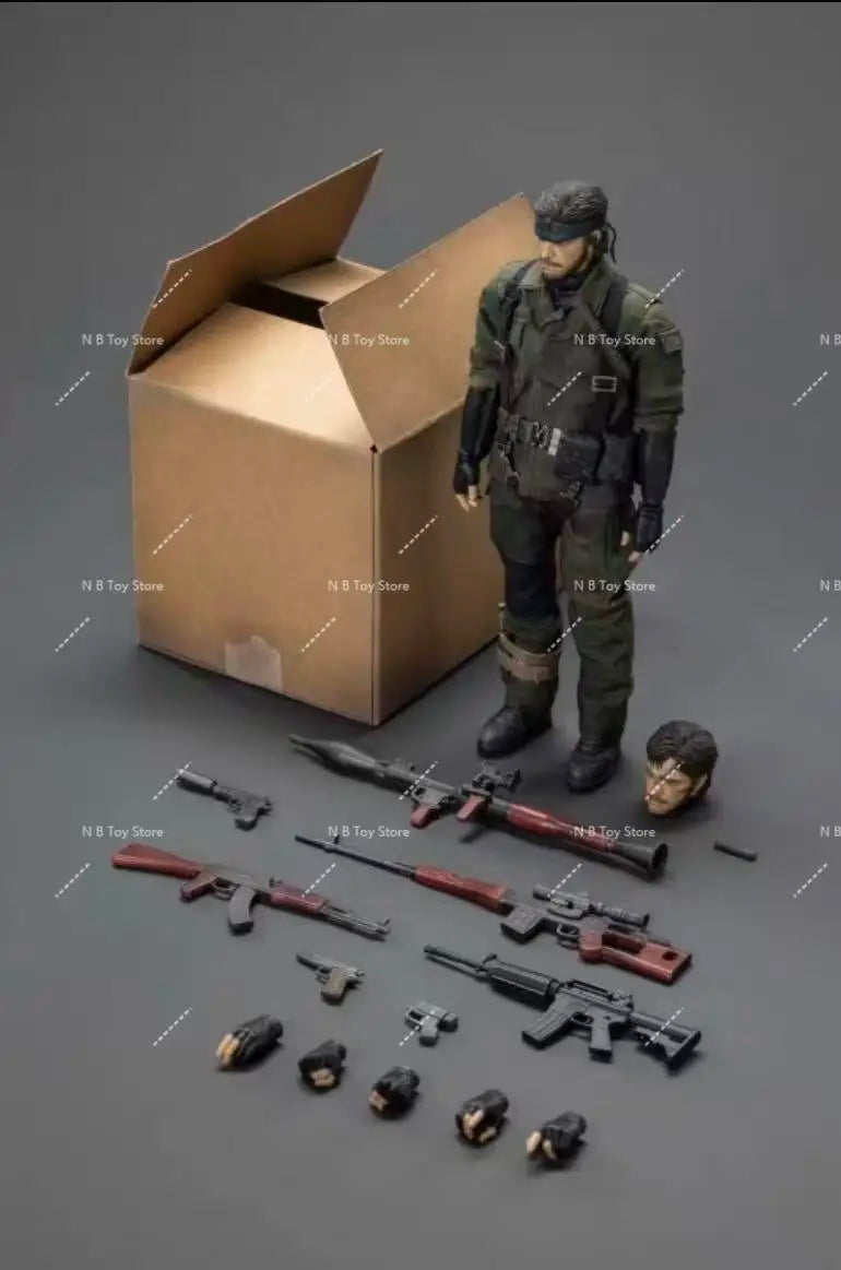 New Kraken Studio 1/12 Scale Viper Agent Metal Gear Snake Action Figure Model 6 Inch Male Soldier Action Figure Toy Model