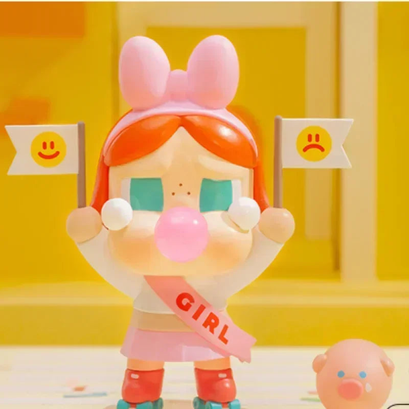 POP MART Crybaby Crying Parade Serie Mystery Box Anime PVC Original Actionfigur Sammlung Modell Desktop Ornamente Puppenspielzeug