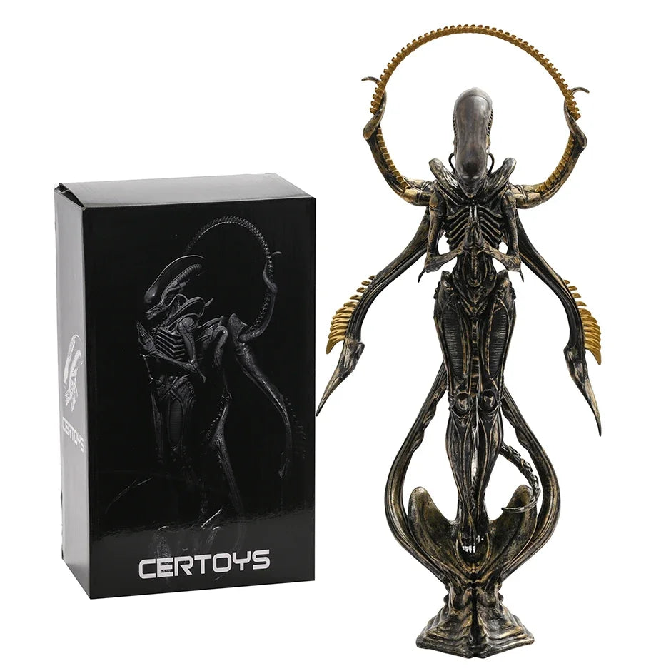 Alien Xenomorph Buddhism PVC Figure Collectible Model Toy