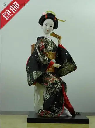 30cm Statuette Ethnic Japanese Geisha Dolls Kimono Dolls Belle Girl Lady Collection Home Decoration Miniature Figurines