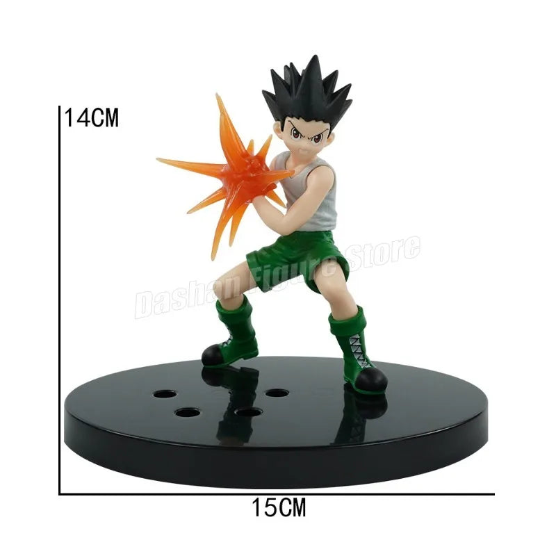 HUNTER x HUNTER Figures Chrollo Lucilfer Kurapika Killua Zoldyck GON FREECSS Action Figure Collection Car Accessories Model Toys