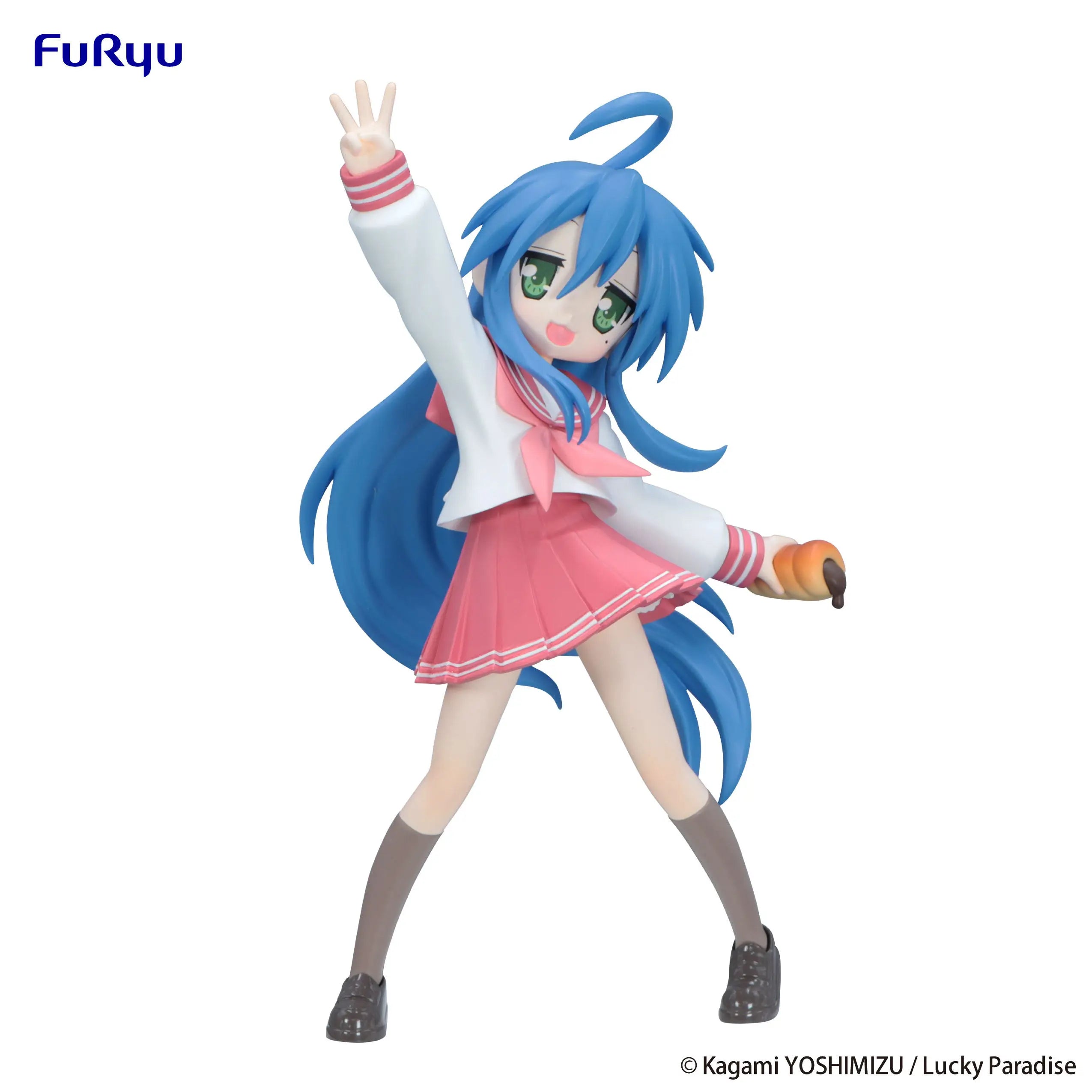 Furyu Lucky Star Anime Izumi Konata Hiiragi Tsukasa Hiiragi Kagami Trio-Try-iT Action Figures Model Figurine Original Figuarts