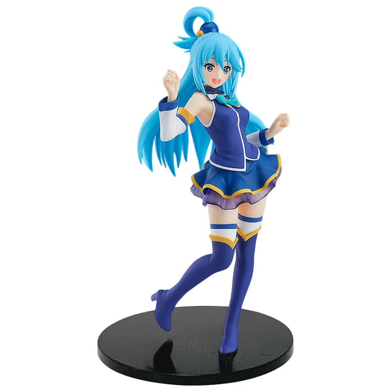 KonoSuba God's Blessing on this Wonderful World! Aqua Anime Girl Figure Megumin/Yunyun/Darkness Action Figure Model Doll Toys
