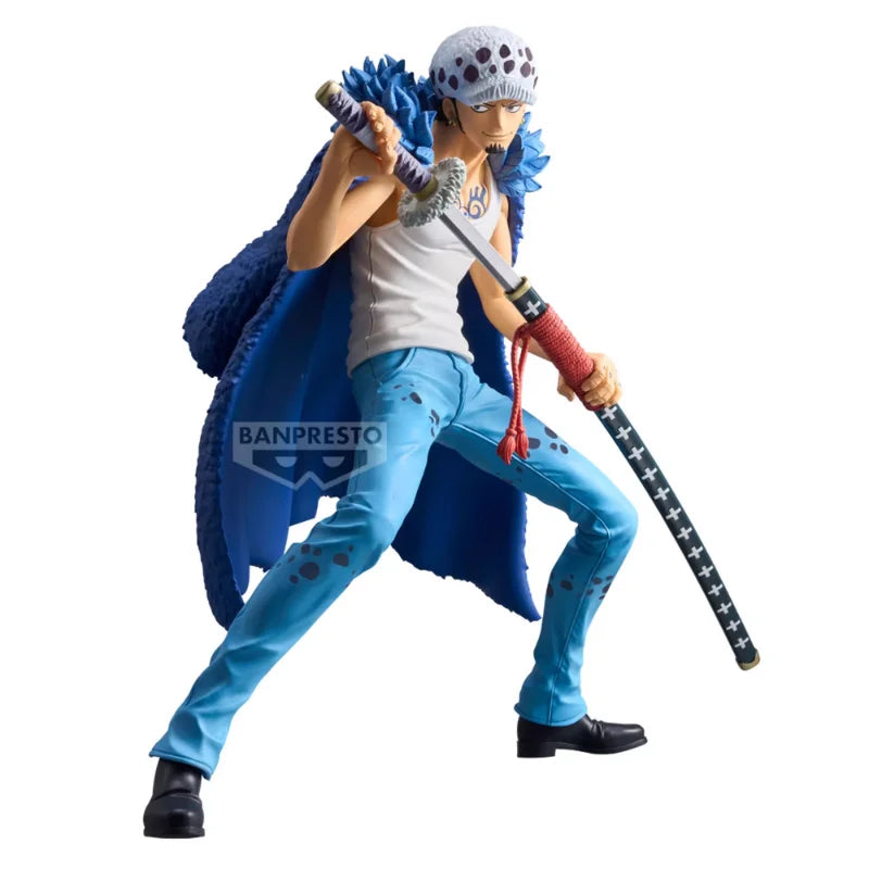 In Stock BANDAI BANPRESTO Original One Piece Grandista ROS Trafalgar Law Anime Action Figures PVC Collectible Model
