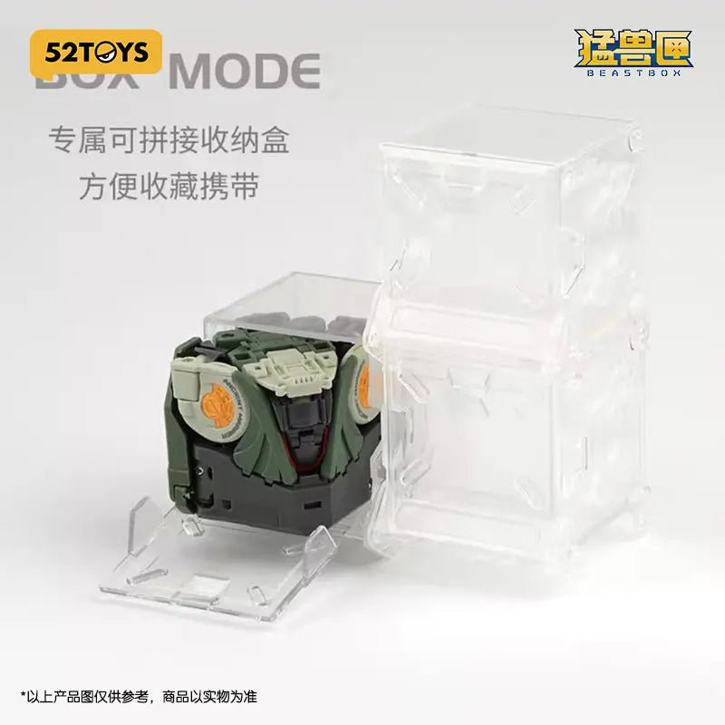 52TOYS BEASTBOX BB-24 Jetsam Turtle Deformation Robot Toy Assemble Mecha Cube Model Collectible Anime Trendy Toy Birthday Gift