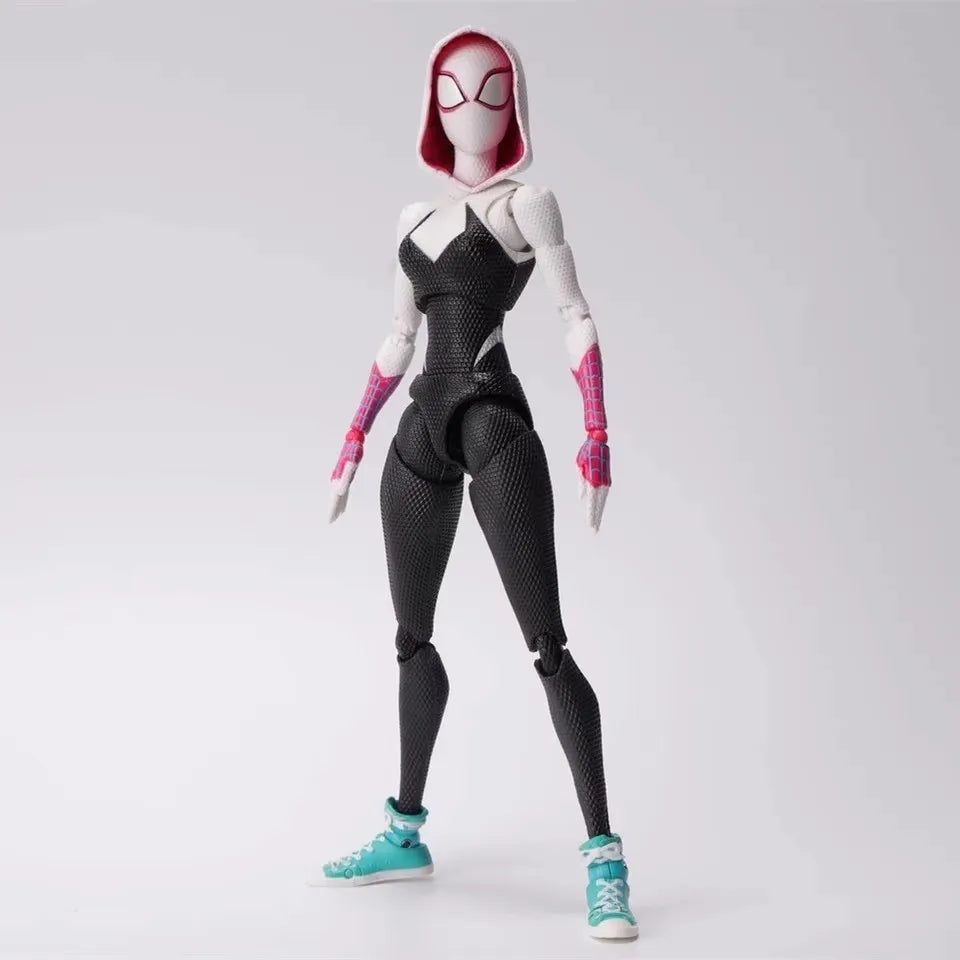 SHF Lady Amazing Spiderman Spidergwen BJD Spider-Man Into the Spider-Verse Gwen Фигура Модели Играчки