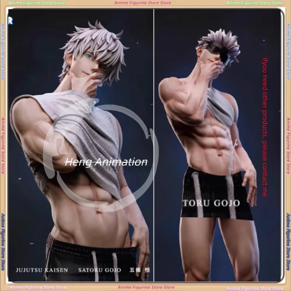 Pink Bear Gojo Goh 5t5 Go Sensei Mantra Back To War Gojo Goh Nendoroid GK Statue Ornament Collectible